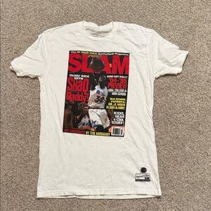 Mitchell & Ness White Graphic Tee